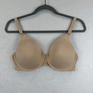 Gratlin Underwire Nursing Bra Womens 36D Beige Adjustable Straps Comfortable‎